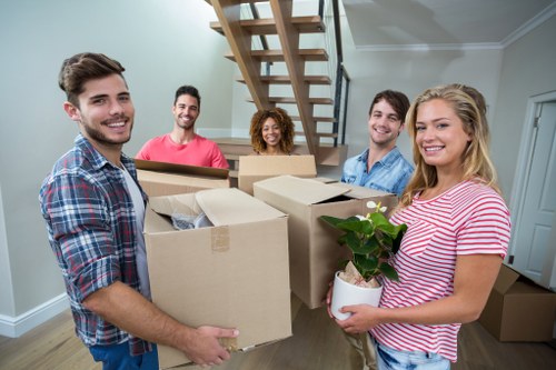 Customer complaint review during a removals service