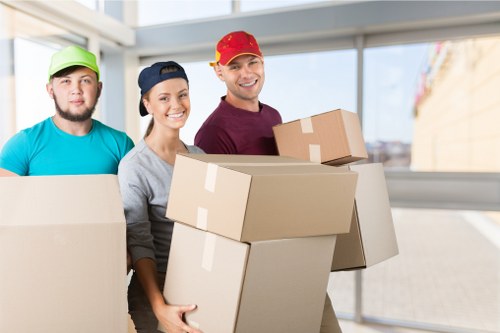 House removalists in Edgware helping with a local home move