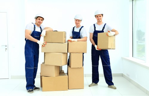 Removal van service helping with a local move in Edgware
