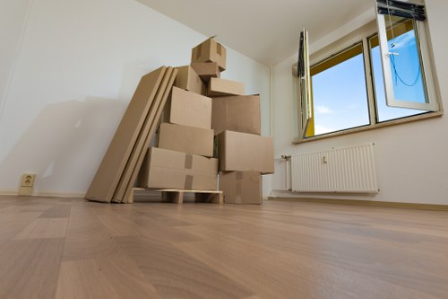 Moving day furniture handling during Edgware house removals