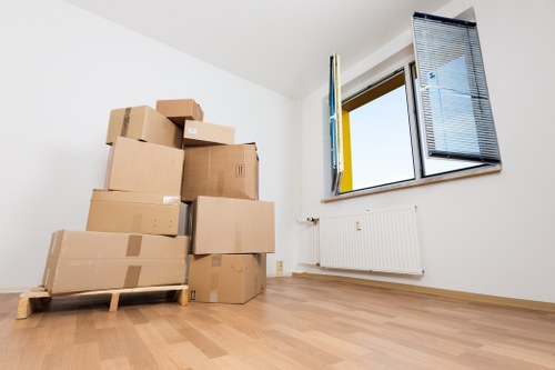 Edgware van moving furniture and boxes