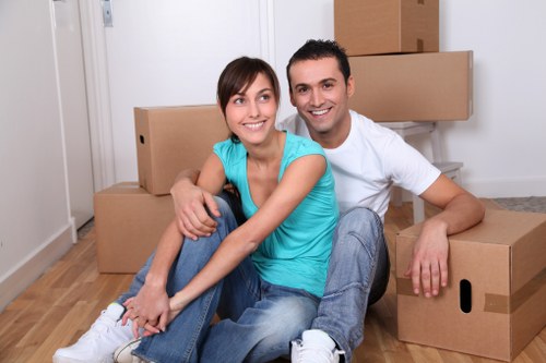 Professional removals service planning a move in Edgware