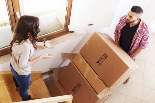 Unpacking services helping a new home in Edgware feel organised