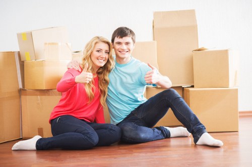 Careful packing preparation for house removals in Edgware