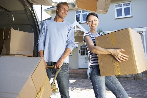 Edgware furniture removals team protecting sofas and tables during transit