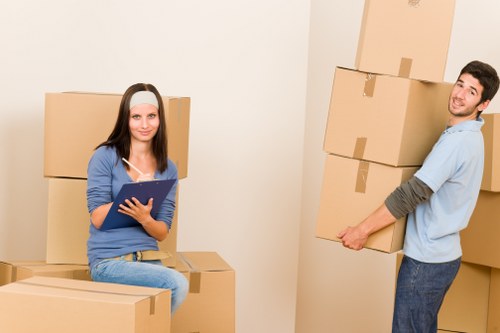 IT and office assets being prepared for a business move in Edgware